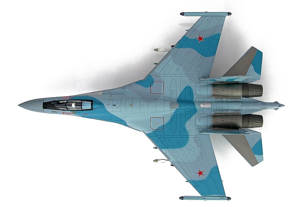 Su-35S Flanker E Red 06, Fuerzas Aéreas Rusas, Latakia, Siria, 2016, (INCLUYE CALCAS), 1:72, Hobby Master 