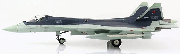 Su-57 Stealth Fighter (T-50-6-2) Bort 056, Fuerza Aérea Rusa, 2016 1:72, Hobby Master 