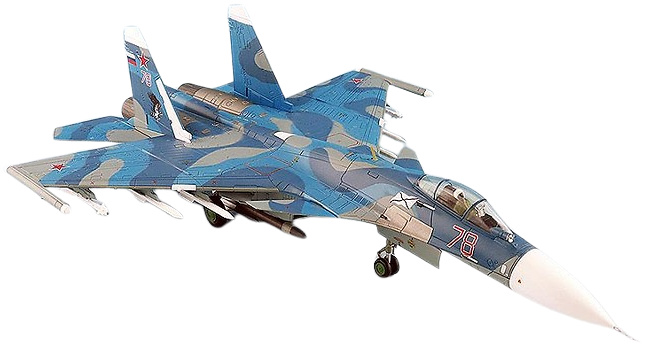 Su33 Flanker D Bort 78, 1.er escuadrón de aviación, Armada rusa, Siria, 2016, 1:72, Hobby Master 