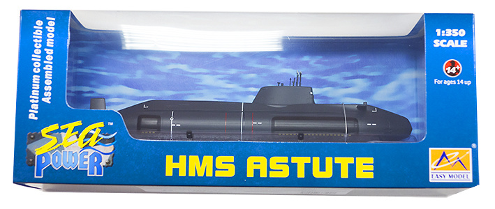 Submarino HMS Astute S119, Royal Navy, 1:350, Easy Model 