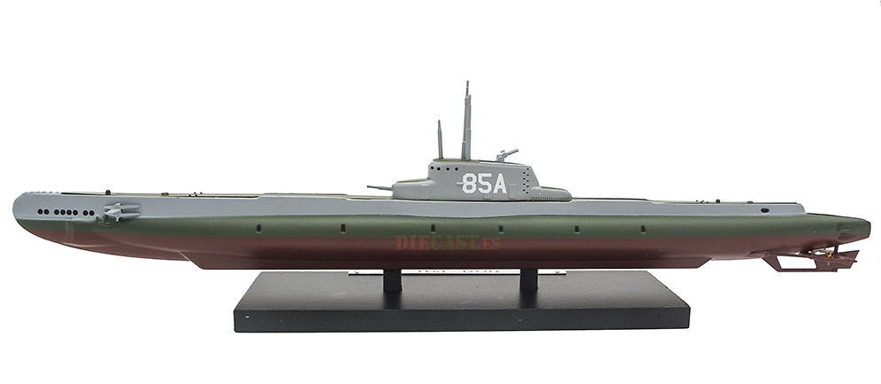 Submarino Orzel, 85A, Polonia, Segunda Guerra Mundial, 1:350, Editions Atlas 