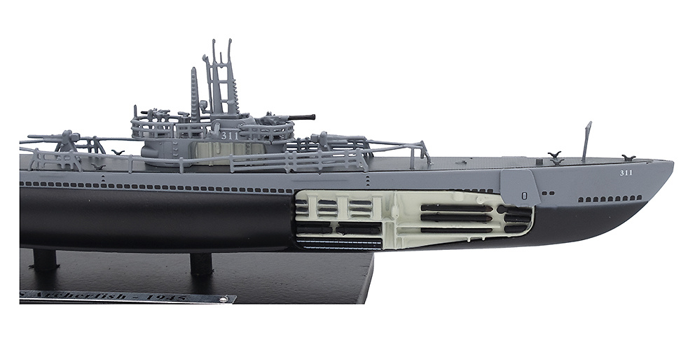 Submarino USS Archerfish (SS-311), USA, Segunda Guerra Mundial, 1945, 1:350, Editions Atlas 
