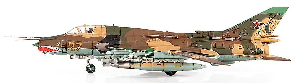 Sukhoi SU-17 Fitter, Fuerza Aérea Rusa, 20º Rgto. de Caza-Bombardero, 1992, 1:72, JC Wings 