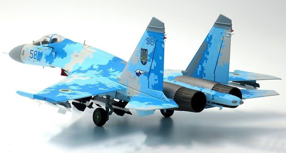 Sukhoi SU-27 Flanker, Fuerzas Aéreas de Ucrania, Agosto, 2016, 1:72, JC Wings 