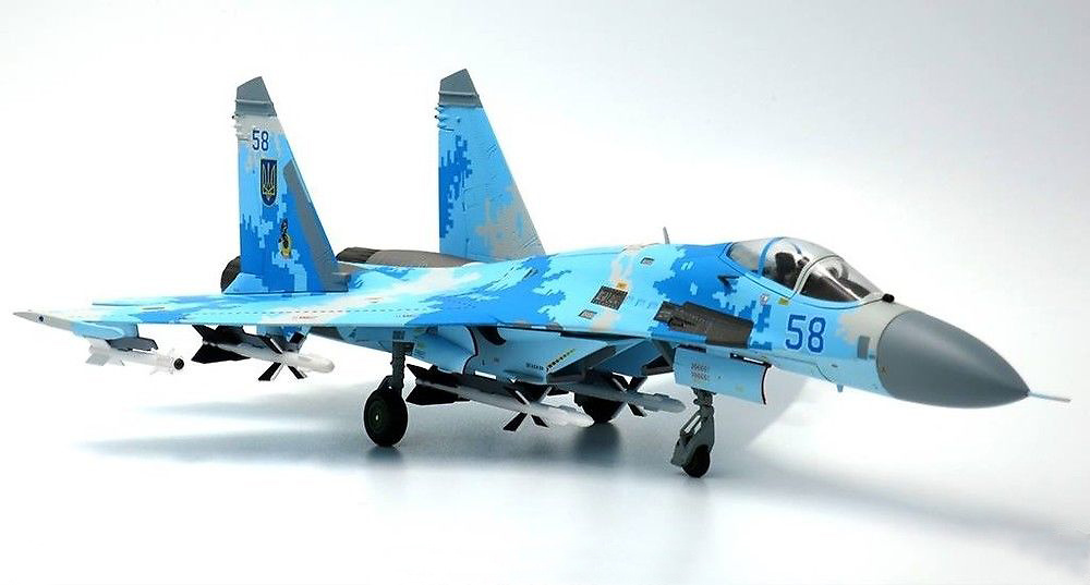 Sukhoi SU-27 Flanker, Fuerzas Aéreas de Ucrania, Agosto, 2016, 1:72, JC Wings 