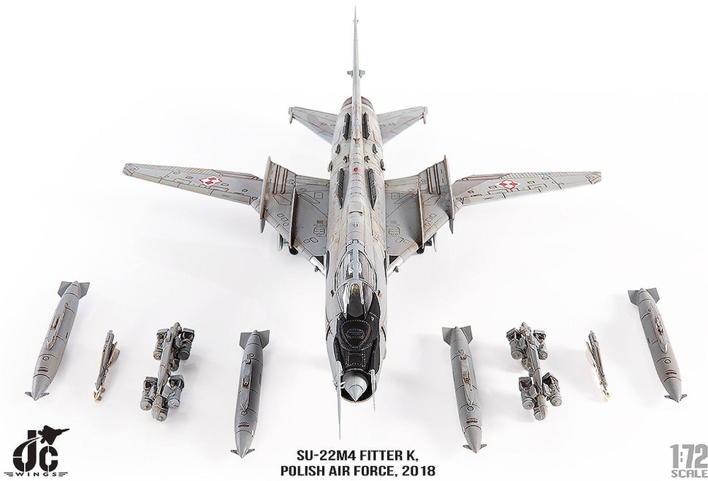 Sukhoi Su-22M4 Fitter, Fuerza Aérea Polaca, 2018, 1:72, JC Wings 
