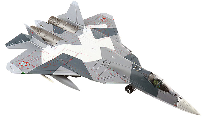 Sukhoi Su-57 Felon, Fuerza Aérea Rusa, Blue 054, Rusia, Enero de 2013, 1:72, Hobby Master 