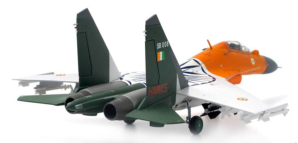 Sukhoi Su30MKI Flanker-H Fuerza Aérea India Hunting Hawks, 1997, 1:72, JC Wings 
