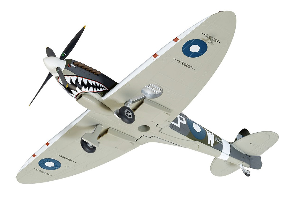 Supermarine Spitfire T.9 TE308 'Grey Nurse', Biggin Hill Heritage Hangar, 1:72, Corgi 