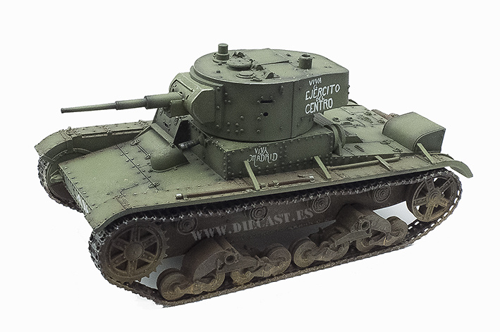 T-26, Modelo de 1935, Tanque Ligero Republicano, 1:30, John Jenkins 