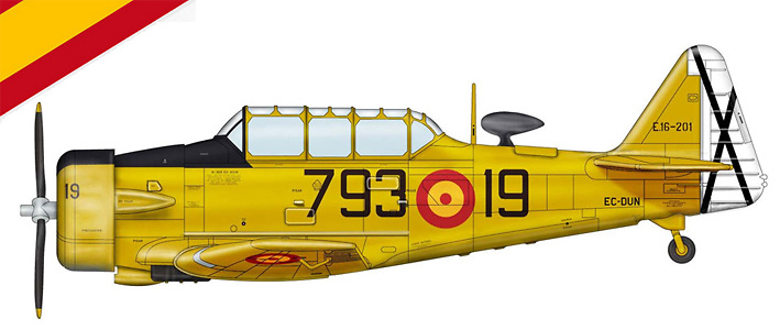 T-6 Texan, España, 1:72, Hobby Master 