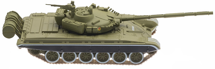 T-72, tanque soviético, 1973, 1:72, DeAgostini 