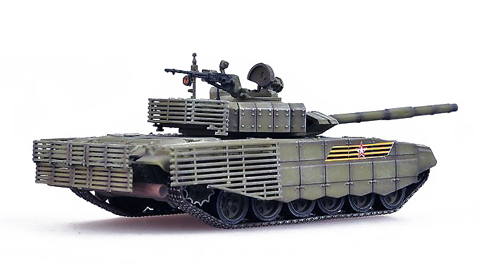T-72B3, Tanque de Batalla Principal, Desfile de la Victoria, Moscú, 2017, 1:72, Modelcollect 