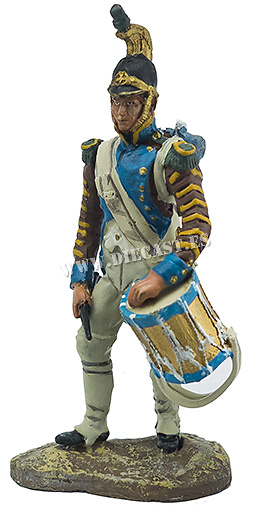 Tambor de la Legión Piamontesa, 1807, 1:32, Hobby & Work 