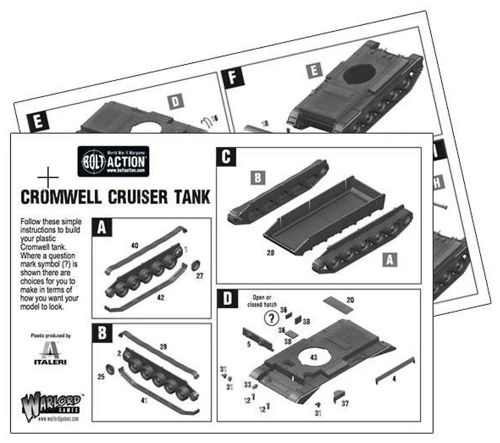 Tanque Crucero Cromwell, Warlord Games 