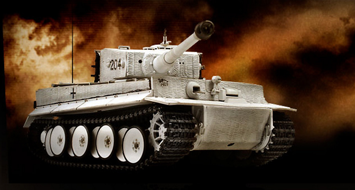 Tiger I, Producción Media, 1:24, VS Tank Pro 