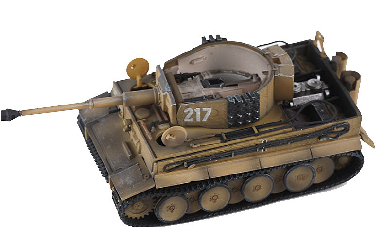Tiger I ‘217’ Otto Carius, 502º Batallón Panzer Pesados, Leningrado, 1944, 1:72, PMA 