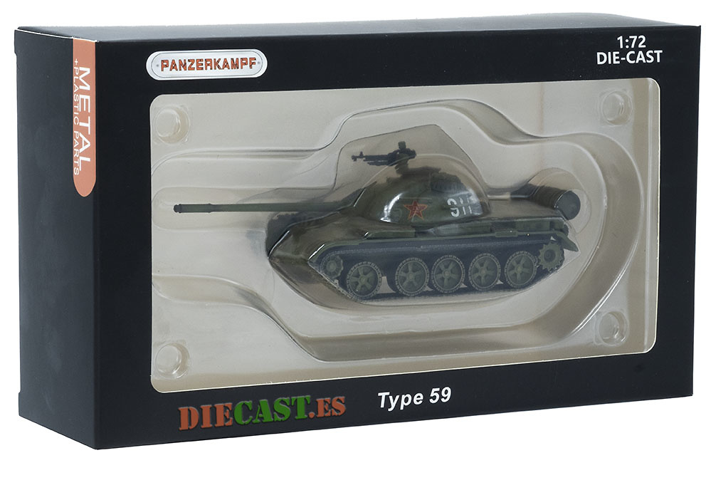 Tipo 59, Tanque Medio, Ejército Popular de Liberación, China, 1959-actualidad, 1:72, Panzerkampf 