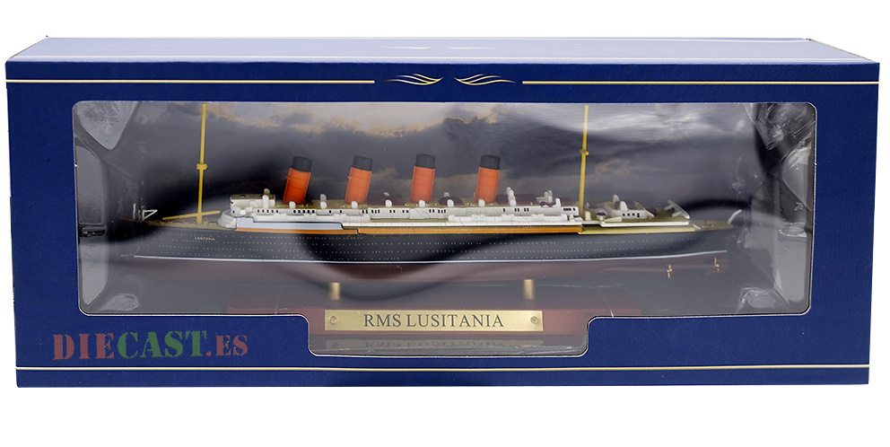 Transatlántico RMS Lusitania, Gran Bretaña, 1906, 1:1250, Atlas 