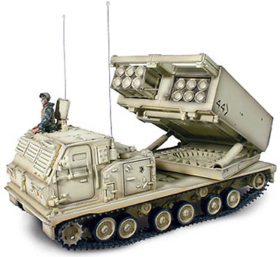 U.S. M270 MLRS Multiple Launch Rocket System, 1:32, Forces of Valor 