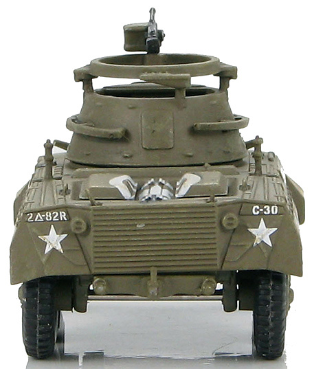 US M8 Light Armored Car 82nd Armored Recon. Battalion, 2nd Armored Div., 1944, 1:72, Hobby Master 