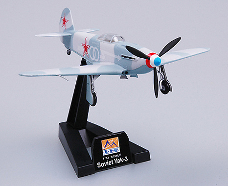YAK-3, Rgt. Normandie Niemen, Frente del Este, 1944,1:72, Easy Model 