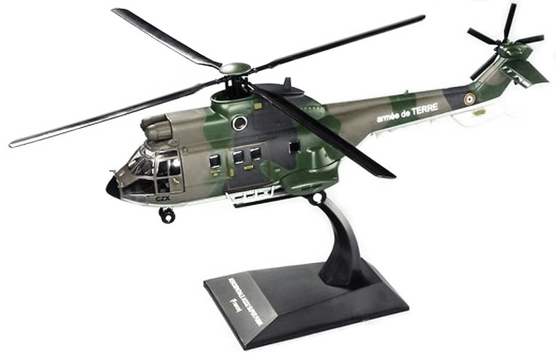 Helicóptero ﻿Aerospatiale AS332 Super Puma (Francia), 1:72