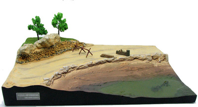 Base para diorama, "Contraataque en Malinava", Norte de Lituania. Julio, 1944, 1:72, PMA