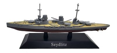 Crucero de Batalla Seydlitz, Kaiserliche Marine, 1913, 1:1250, DeAgostini
