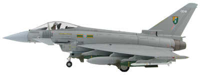 Eurofighter Typhoon ZJ927 "QO-M", 3 Sqn., RAF, Libia 2011, 1:72, Hobby Master