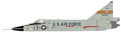 F102A Delta Dagger, USAF, 54-1373, 199th FIS, Hawaii ANG, 1960s (X wing), 1:72, Hobby Master