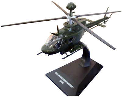 Helicóptero Bell OH-58D "Kiowa Warrior", USA, 1:72, Altaya