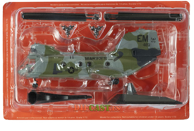 Helicóptero Boeing Vertol CH-46E Sea Knight, USA, 1:72, Planeta DeAgostini