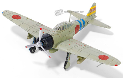 IJN A6M2b (Modelo 21) Zero, 4º Hikotai, Portaaviones Hiryu, Pearl Harbour, 1941, 1:72, Forces of Valor