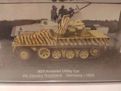 M20 Armored Utility Car 6th Cavalry Regiment, Germany 1945,, 1:72, Altaya