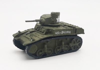 M3 Stuart, EEUU, 2ª Guerra Mundial, 1:87, Salvat