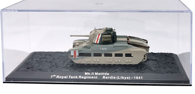 MKII Matilda, 7th Royal Tank Regiment, Bardia, Libia, 1941, 1:72, Altaya