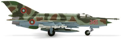 Mikoyan MiG-21MF, Bulgarian Air Force, 3rd Fighter Airbase, 1:200, Herpa