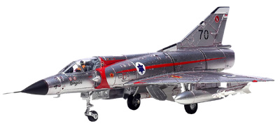 Mirage llICJ, n° 70, 117, Escuadrón "Primer Jet", Base aérea Ramat David, lsrael, Junio 1967, 1:72, Panzerkampf