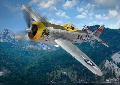 P-47D Thunderbolt, 'Dottie Mae' Henry Mohr, Ebensee, Austria, 8 de Mayo de 1945, 1:72, Corgi