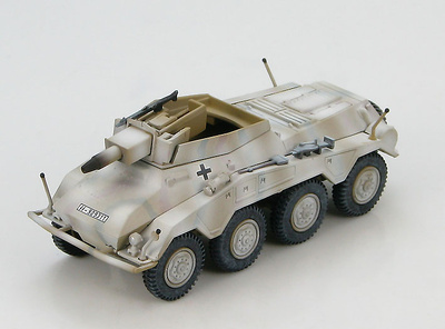 Sd. Kfz. 234/3 Schwerer Panzerspahwagen LSSAH, Hungría, Febrero, 1945, 1:72, Hobby Master