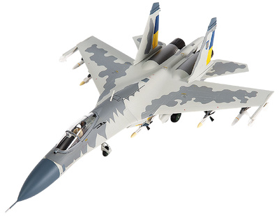 Su27 Flanker, 831ª Brigada de Aviación Táctica, Fuerza Aérea Ucraniana, 201, 1:72, JC Wings
