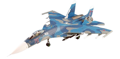 Su33 Flanker D Bort 78, 1.er escuadrón de aviación, Armada rusa, Siria, 2016, 1:72, Hobby Master
