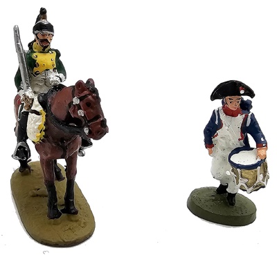 Tamborilero y Soldado a Caballo,  Batalla de Austerlitz, 1:60, Del Prado