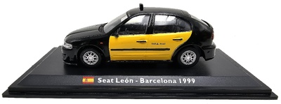 Taxi Seat León, Barcelona, 1999, 1:43, Atlas