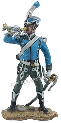 Trompeta del 16º Regimiento de Cazadores a Caballo de la Guardia Imperial, 1809, 1:30, Hobby & Work