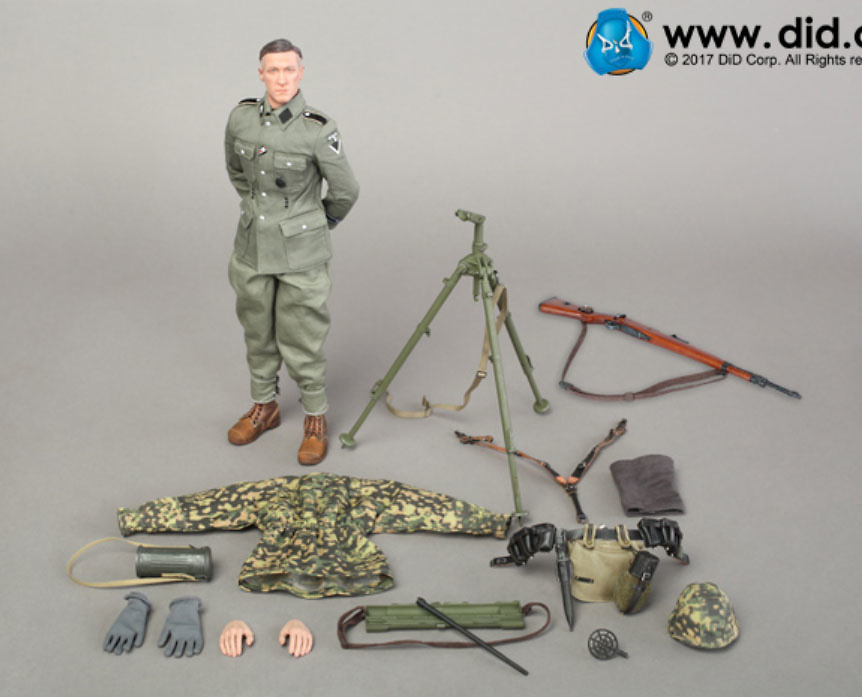 3rd SS Panzer Division MG34 Gunner Ver. C Curtis, 1:6, Did 