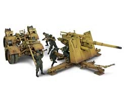 88mm Flak Gun, German Army, Normandy, 1:32, Forces of Valor 
