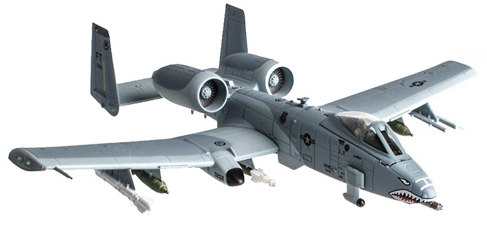 A-10C Thunderbolt II Warthog Fighter Wing Flying Tigers 1/100 Scale Model BNIB 