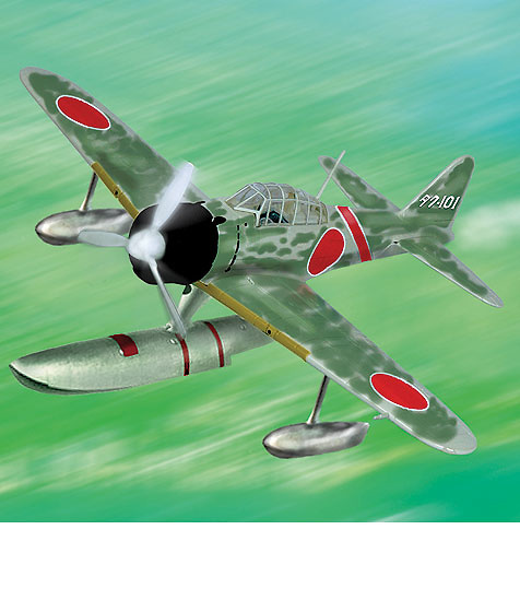 A6M2 Zero, IJN, (A6M2-N Floatplane), 1:48, Franklin Mint 